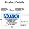 Signmission Wrist Band Required To Enter & Use The Pool OSHA Notice Sign, Aluminum, 24in W x 18in L, 2PK OS-2PACK-NS-A-1824-L-19074 - alternate 4